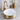 Opbouw waskom | Keramisch | Goud geborsteld relief | (36cm) | Wit