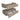 Wastafelonderkast | Saniloft | (85x55x40 cm) | 2 lades | Push-to-open | Licht hout
