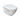 Design hangende toilet | Keramiek | Wit met goud decoratie